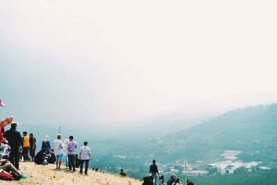 People at sunset