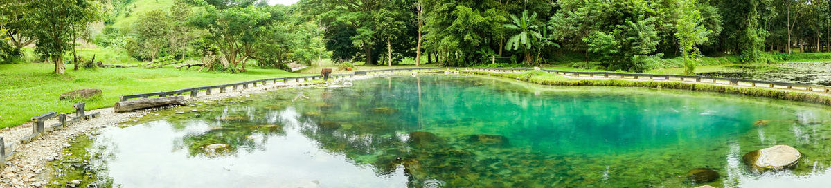 Scenic view of lake