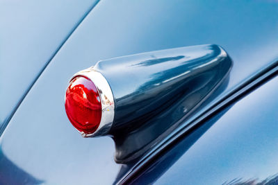 Close-up of vintage car tail light