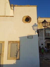 Low angle view of building against sky