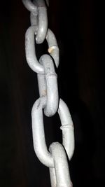 Close-up of rusty chain