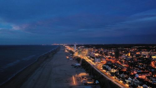 Zandvoort beach by dawn.