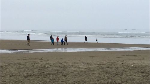 People on beach