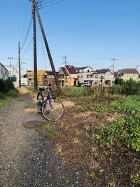 Bicycle on road