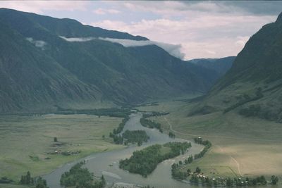 Scenic view of landscape against sky