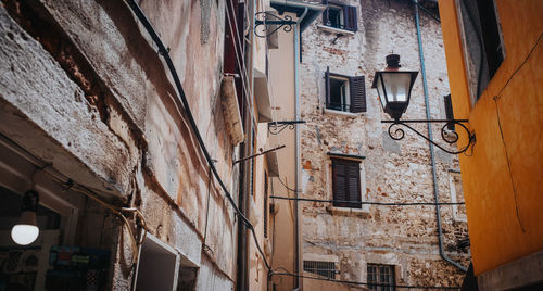 Low angle view of old building