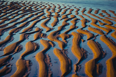 Full frame shot of sand dune