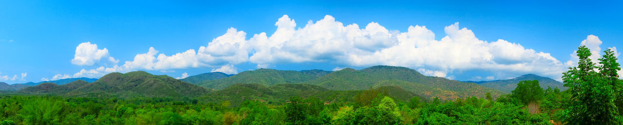 Panoramic view of landscape against sky