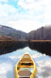 Scenic view of calm lake