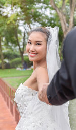 Portrait of a smiling young woman