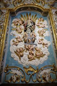 Low angle view of statues