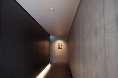 Interior of illuminated sign