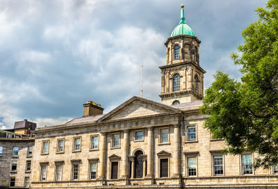 Low angle view of building against sky