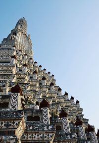 Exterior of temple against sky
