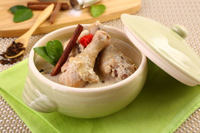 Close-up of food in bowl