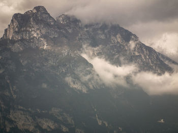 Scenic view of snow against sky