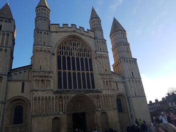 Low angle view of cathedral against sky