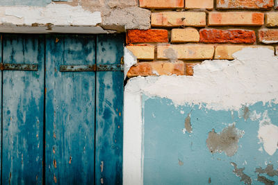 Full frame shot of wooden door