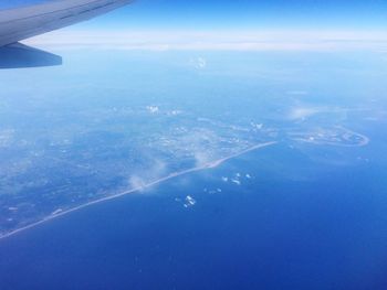 Aerial view of landscape