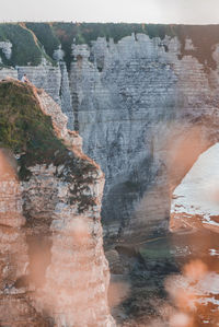 View of rock formations