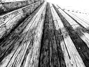 Close-up of railroad track against sky