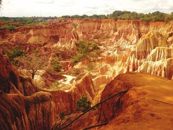 Rock formations on rock formation