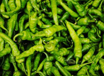 Full frame shot of green vegetables