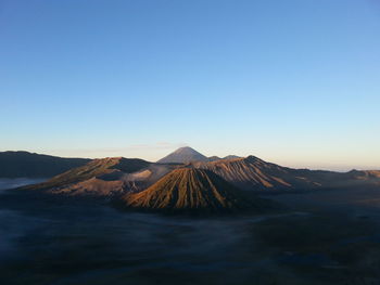 Mount semeru volcano