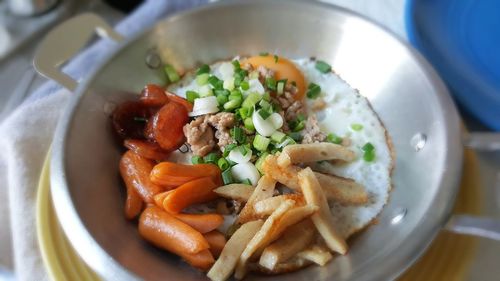 Close-up of food in plate