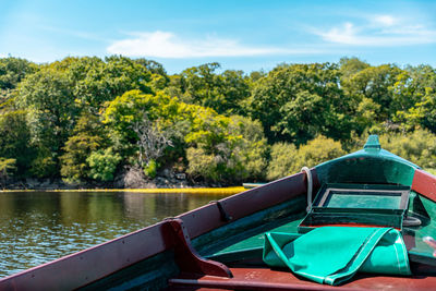 Boat in lake