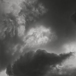 Low angle view of cloudy sky