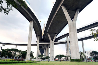 View from the bottom of the elevated sky.