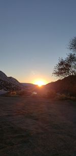 Scenic view of sunset