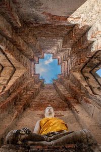 Low angle view of a temple