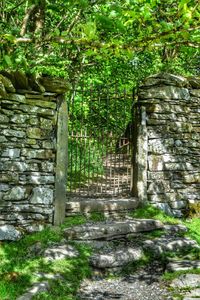 Entrance of old building
