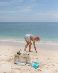 My five minute beach clean up