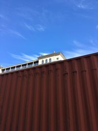 Low angle view of building against sky