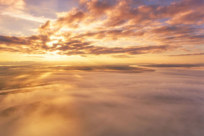 Scenic view of cloudscape during sunset