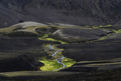 Aerial view of landscape