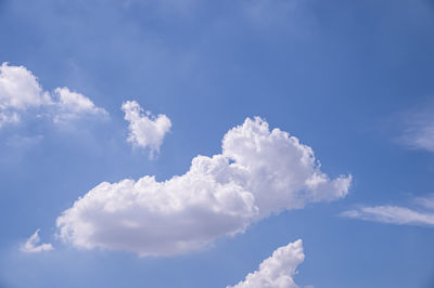 Low angle view of clouds in sky