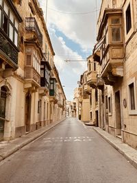 Street amidst buildings in city