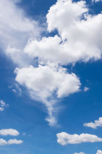 Low angle view of cloudy sky