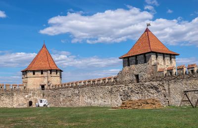 Fortress walls and towers of the tighina fortress in bender, transnistria or moldova, 