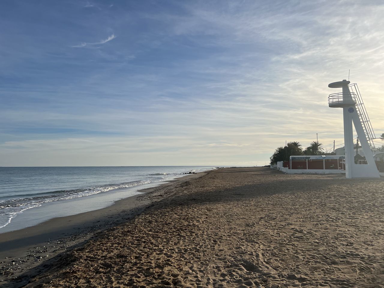 Sea Sky Beach Land Water Coast Horizon Shore Ocean Sand Nature Tower Lighthouse Horizon Over Water Cloud Wave Scenics - Nature Architecture Built Structure Bay