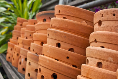 Stack of pots