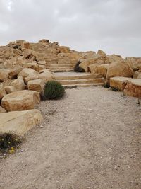 Rock formations in a desert