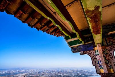 Low angle view of city