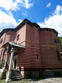 Low angle view of building against sky