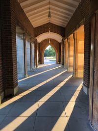 Corridor of building