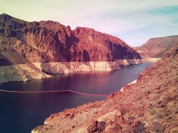 Scenic view of mountains